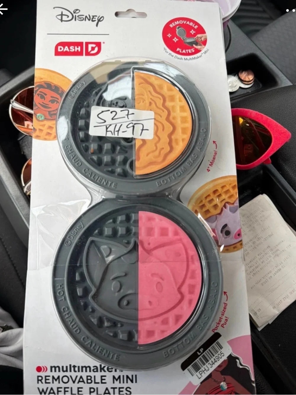 Disney Dash Multimaker Mini Waffle Plates Moana & Pua Removable Plates New